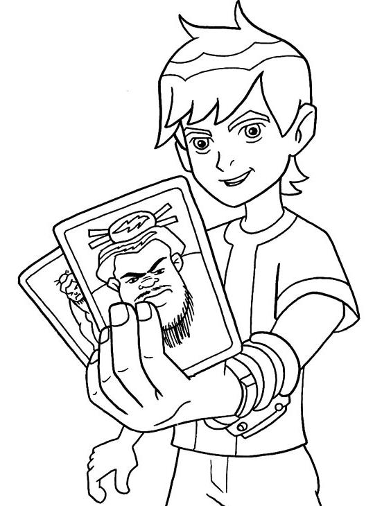 Coloring page: Ben 10 (Cartoons) #40444 - Free Printable Coloring Pages