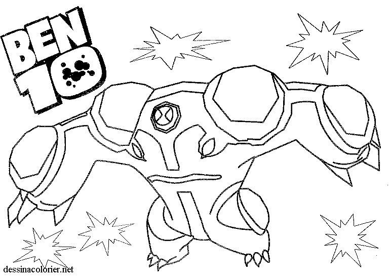 Coloring page: Ben 10 (Cartoons) #40454 - Free Printable Coloring Pages