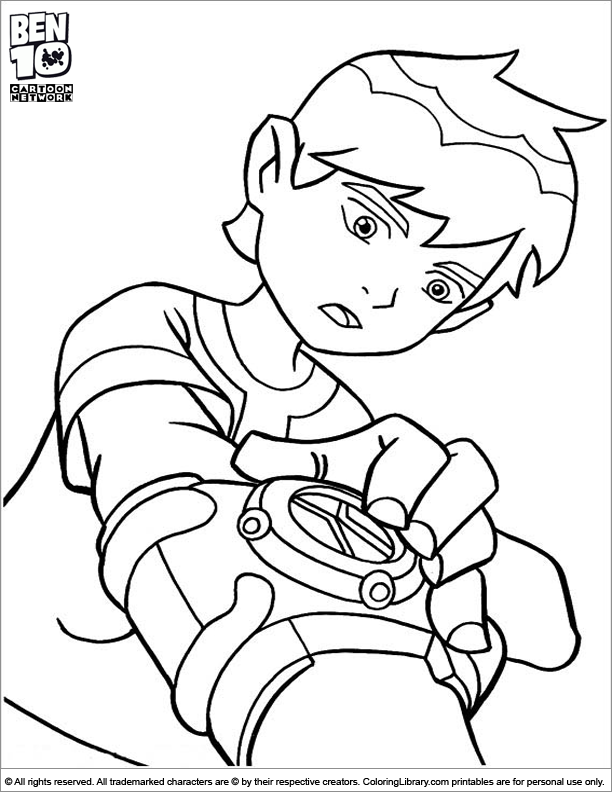 Drawing Ben 10 #40463 (Cartoons) – Printable coloring pages