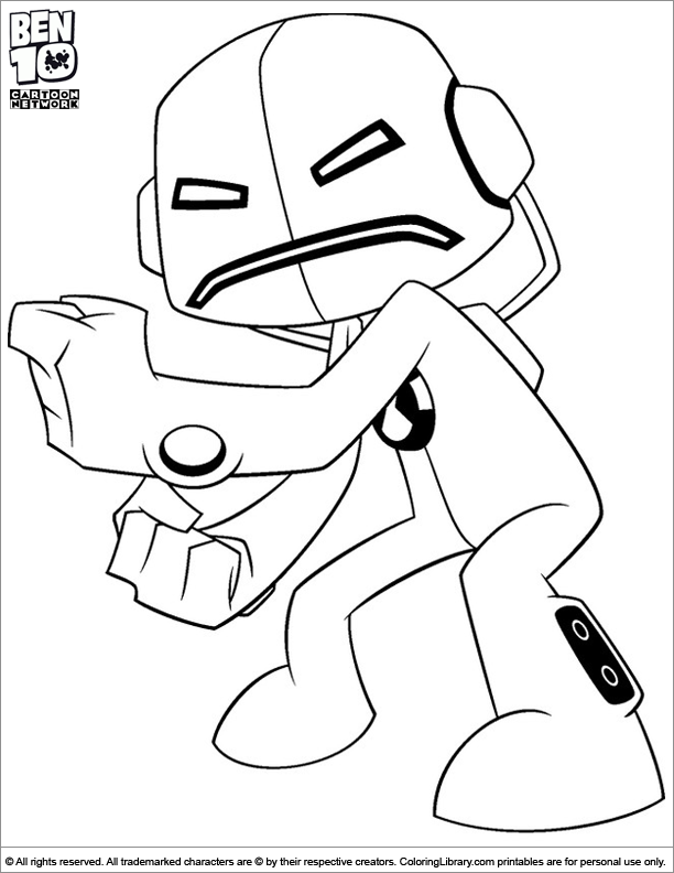 Coloring page: Ben 10 (Cartoons) #40472 - Free Printable Coloring Pages