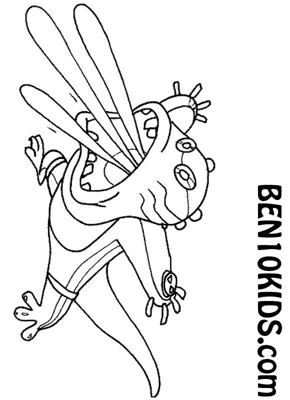 Coloring page: Ben 10 (Cartoons) #40474 - Free Printable Coloring Pages