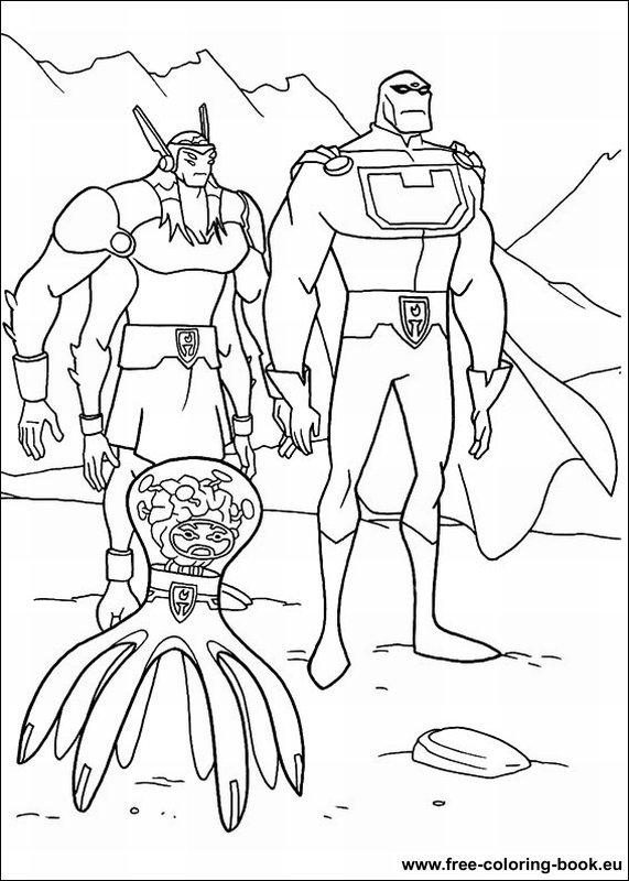 Coloring page: Ben 10 (Cartoons) #40475 - Free Printable Coloring Pages