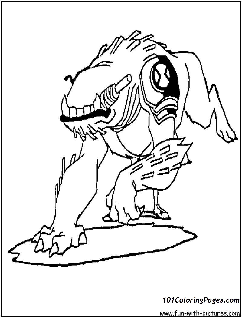 Coloring page: Ben 10 (Cartoons) #40476 - Free Printable Coloring Pages