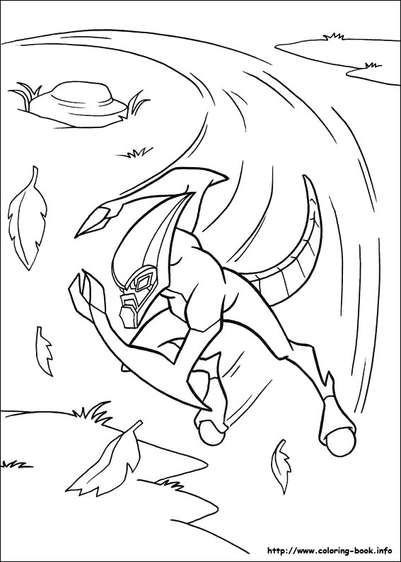 Coloring page: Ben 10 (Cartoons) #40484 - Free Printable Coloring Pages