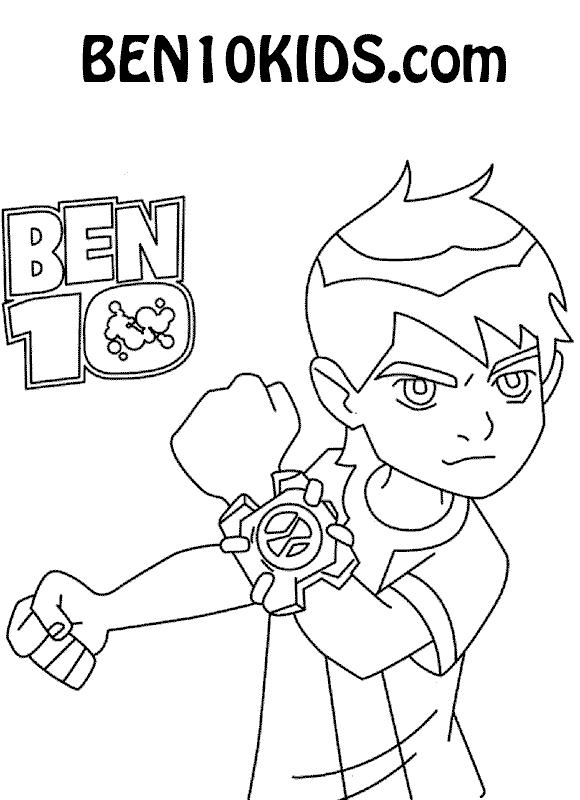 Coloring page: Ben 10 (Cartoons) #40488 - Free Printable Coloring Pages