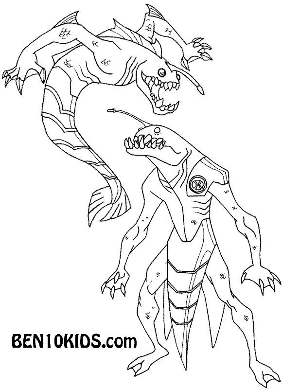 Coloring page: Ben 10 (Cartoons) #40520 - Free Printable Coloring Pages