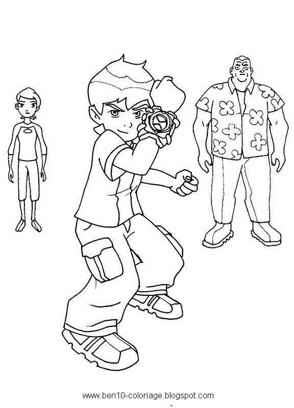 Coloring page: Ben 10 (Cartoons) #40531 - Free Printable Coloring Pages