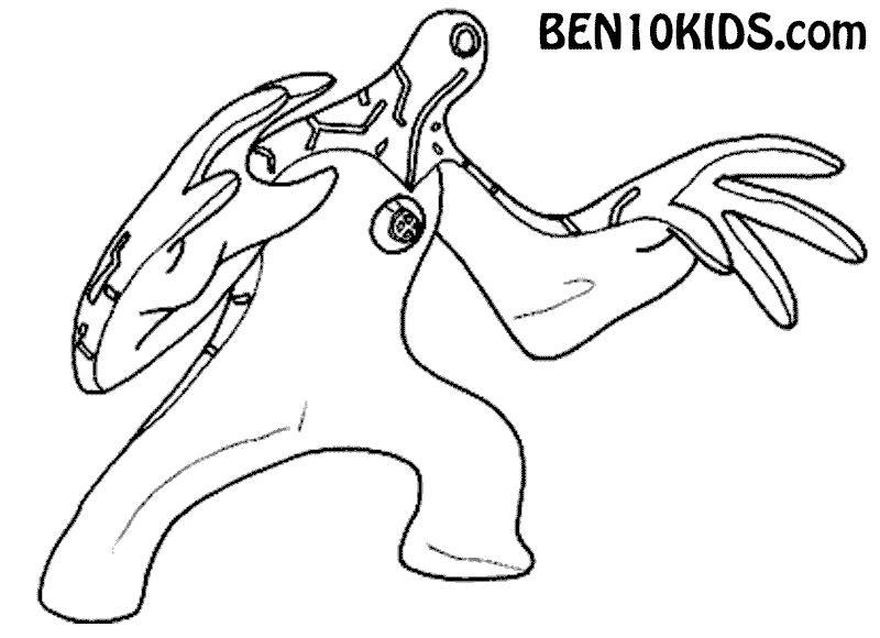 Coloring page: Ben 10 (Cartoons) #40543 - Free Printable Coloring Pages