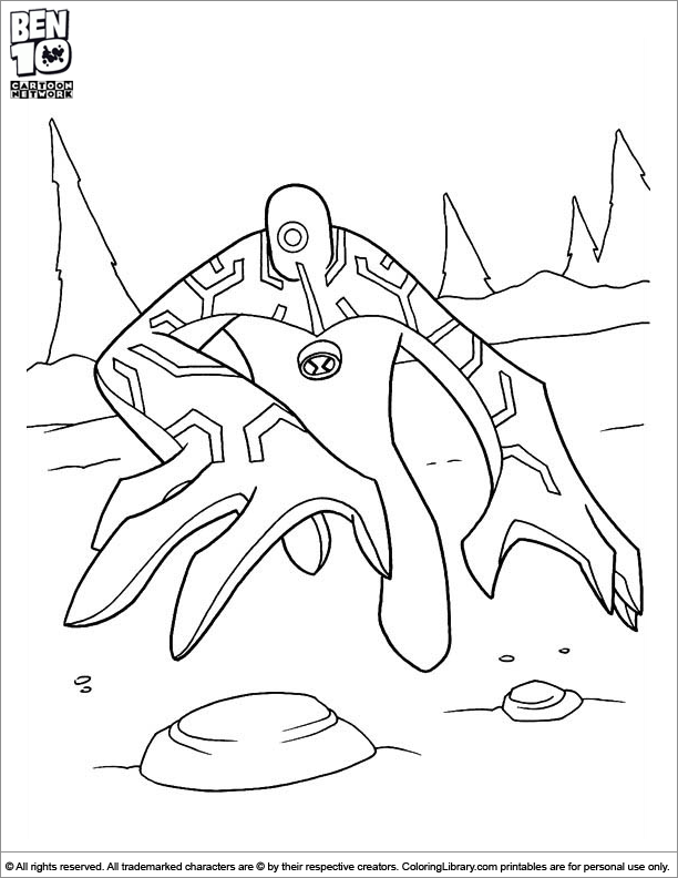Drawing Ben 10 #40551 (Cartoons) – Printable coloring pages