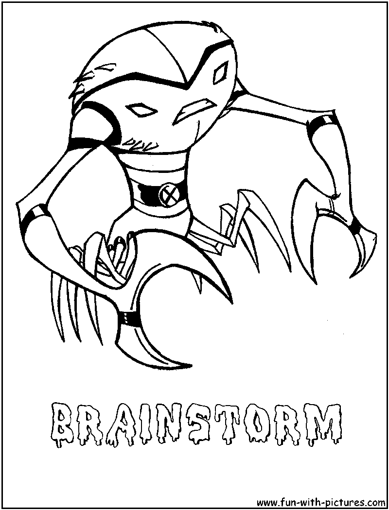 Coloring page: Ben 10 (Cartoons) #40552 - Free Printable Coloring Pages