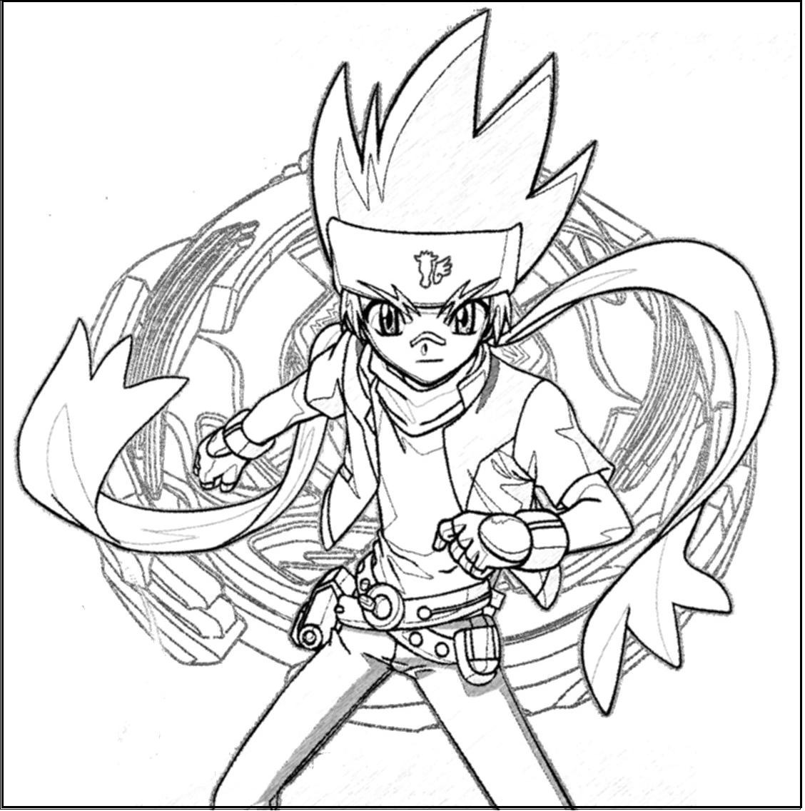 Coloring page: Beyblade (Cartoons) #46784 - Free Printable Coloring Pages