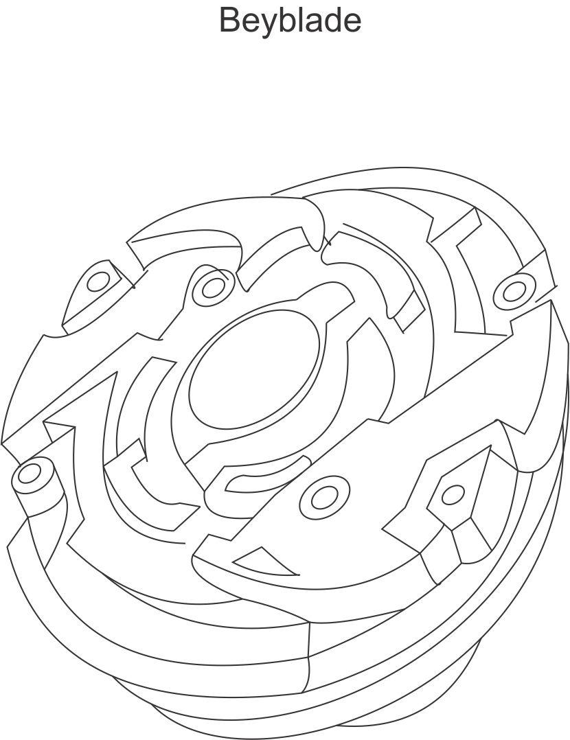 Coloring page: Beyblade (Cartoons) #46787 - Free Printable Coloring Pages