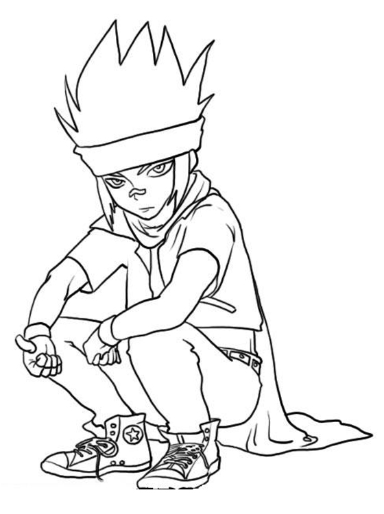 Coloring page: Beyblade (Cartoons) #46798 - Free Printable Coloring Pages