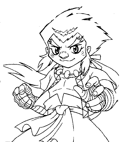 Coloring page: Beyblade (Cartoons) #46802 - Free Printable Coloring Pages
