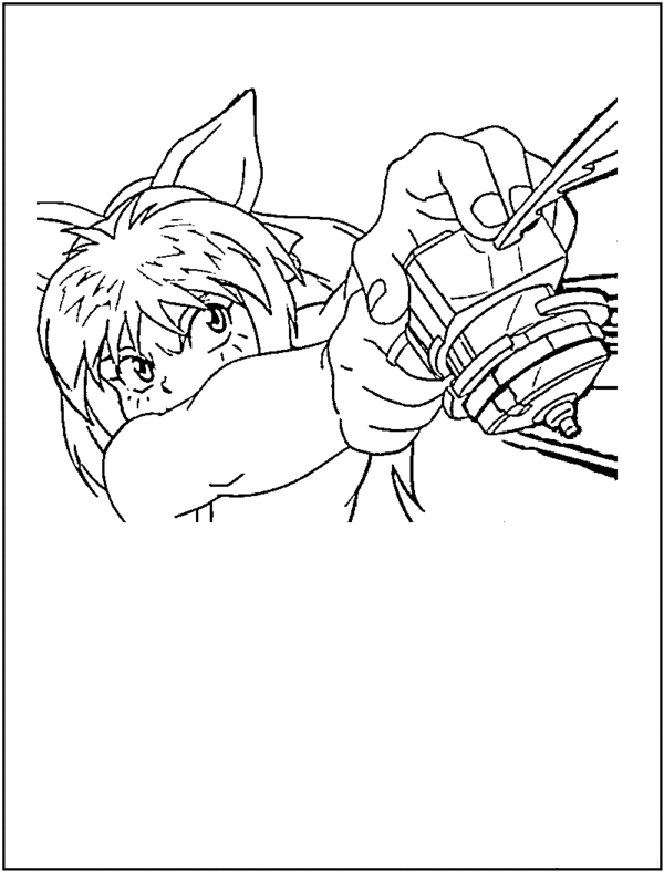 Coloring page: Beyblade (Cartoons) #46828 - Free Printable Coloring Pages