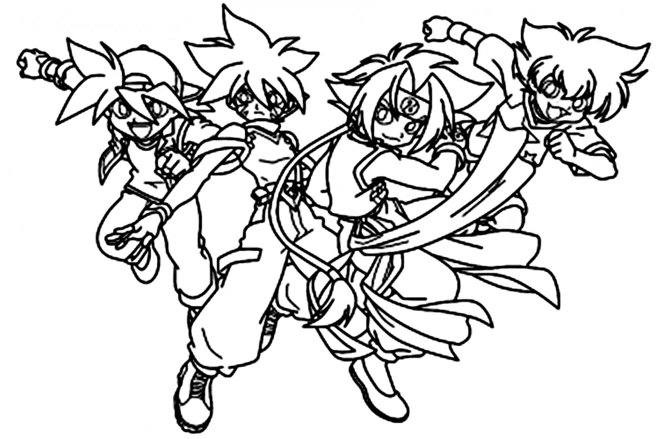 Coloring page: Beyblade (Cartoons) #46830 - Free Printable Coloring Pages