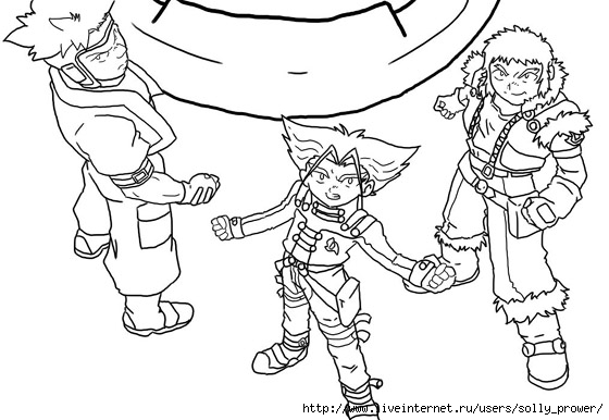 Coloring page: Beyblade (Cartoons) #46834 - Free Printable Coloring Pages