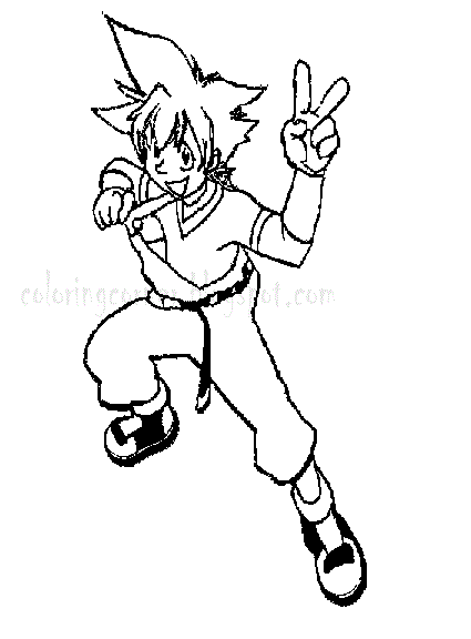 Coloring page: Beyblade (Cartoons) #46849 - Free Printable Coloring Pages