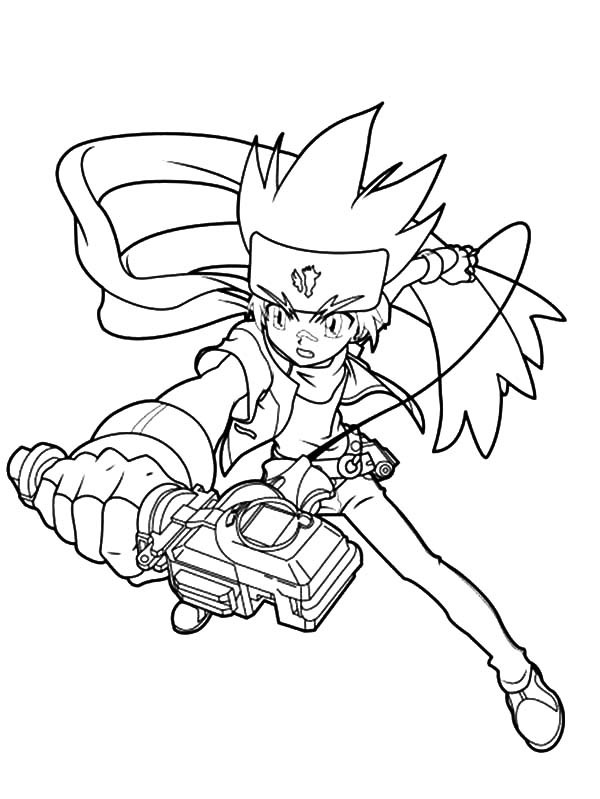 Coloring page: Beyblade (Cartoons) #46895 - Free Printable Coloring Pages