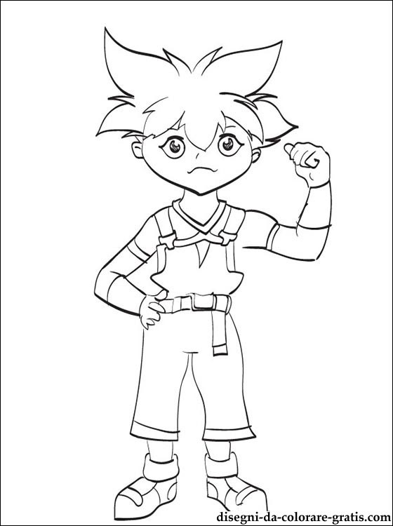 Coloring page: Beyblade (Cartoons) #46896 - Free Printable Coloring Pages