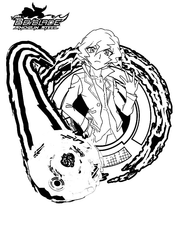 Coloring page: Beyblade (Cartoons) #46900 - Free Printable Coloring Pages