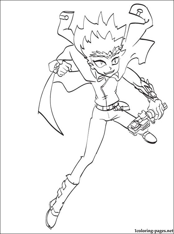 Coloring page: Beyblade (Cartoons) #46906 - Free Printable Coloring Pages