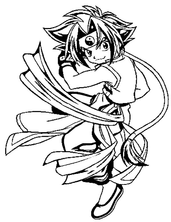 Coloring page: Beyblade (Cartoons) #46949 - Free Printable Coloring Pages