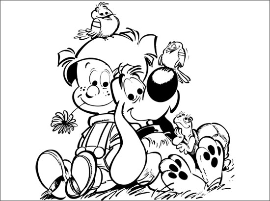 Coloring page: Billy and Buddy (Cartoons) #25410 - Free Printable Coloring Pages