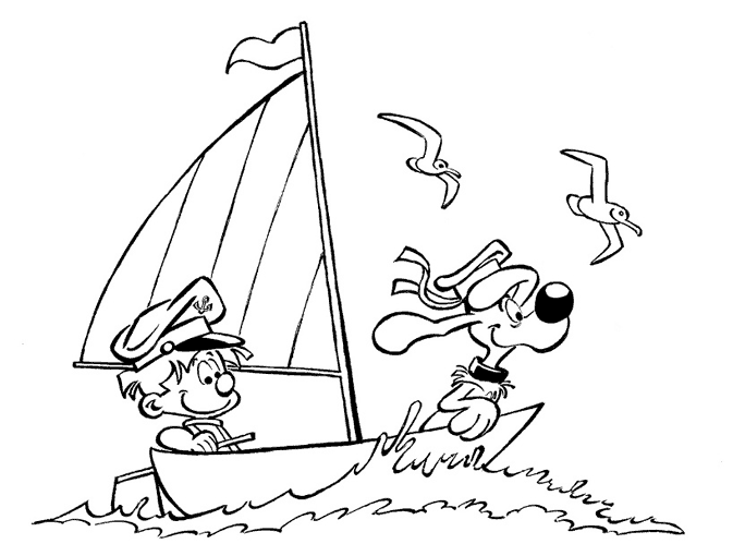 Coloring page: Billy and Buddy (Cartoons) #25421 - Free Printable Coloring Pages