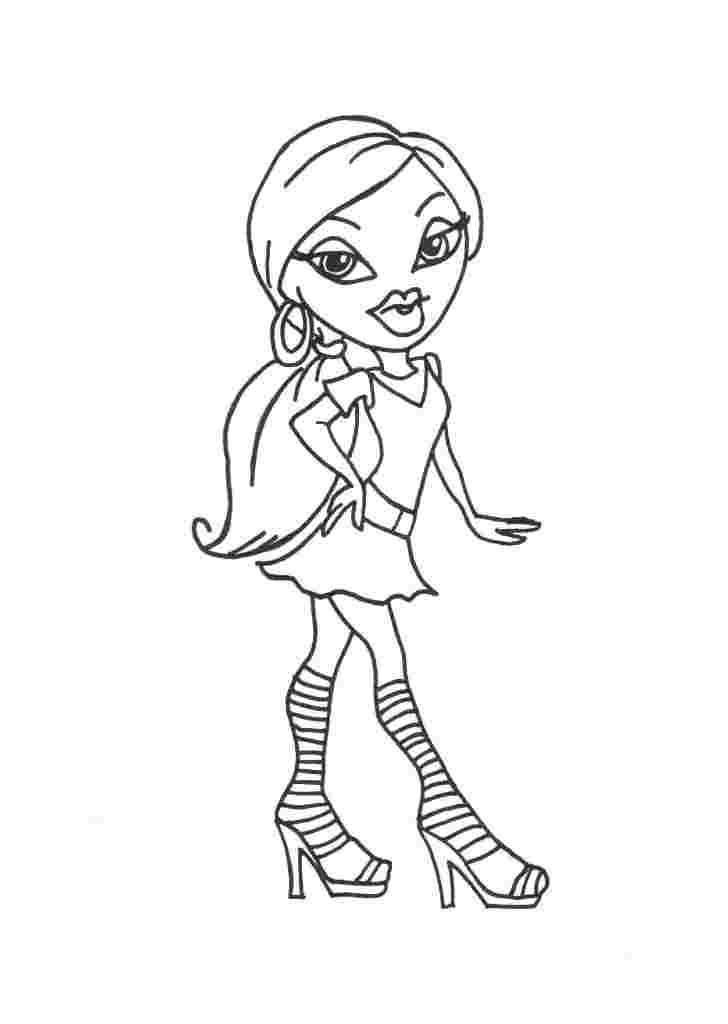 Coloring page: Bratz (Cartoons) #32365 - Free Printable Coloring Pages