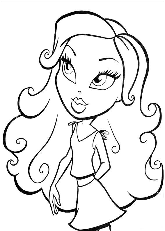 Coloring page: Bratz (Cartoons) #32380 - Free Printable Coloring Pages