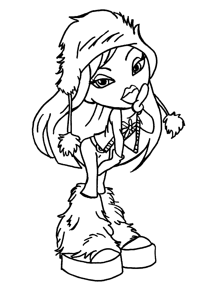 Coloring page: Bratz (Cartoons) #32381 - Free Printable Coloring Pages