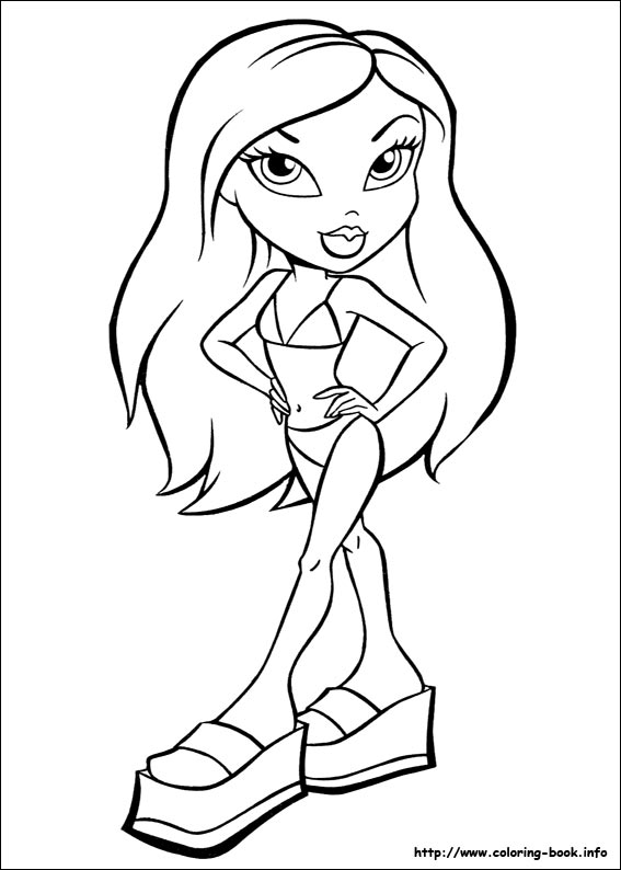 Coloring page: Bratz (Cartoons) #32382 - Free Printable Coloring Pages