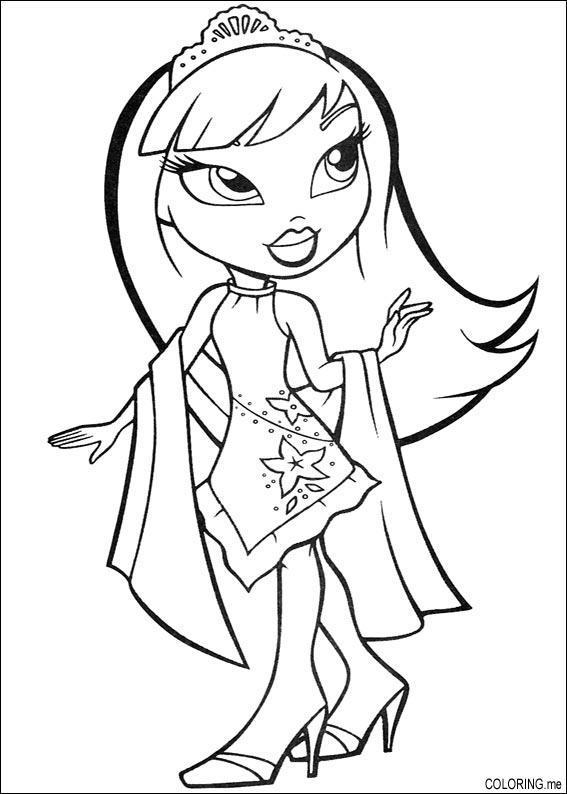 Coloring page: Bratz (Cartoons) #32385 - Free Printable Coloring Pages