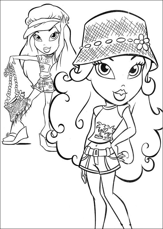Coloring page: Bratz (Cartoons) #32391 - Free Printable Coloring Pages