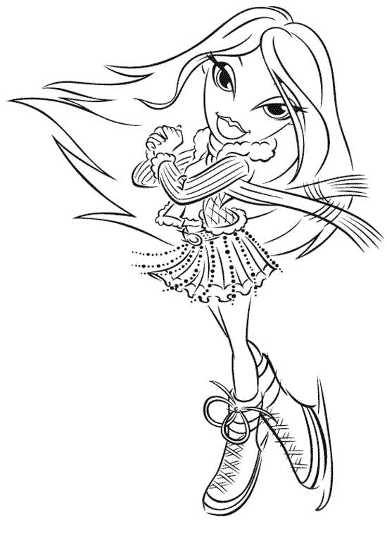 Coloring page: Bratz (Cartoons) #32398 - Free Printable Coloring Pages