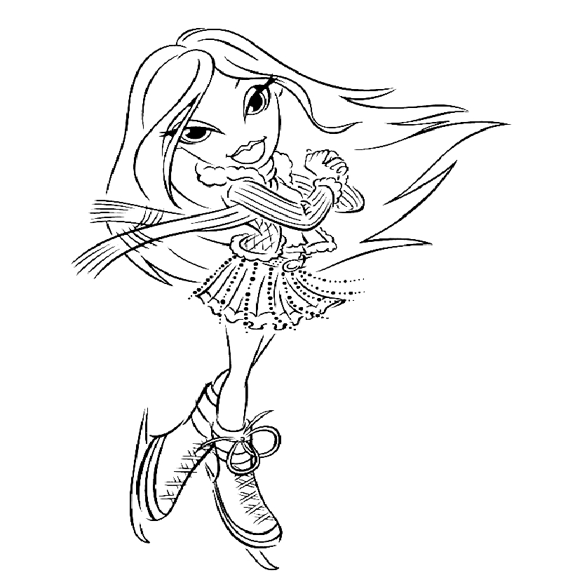 Coloring page: Bratz (Cartoons) #32407 - Free Printable Coloring Pages