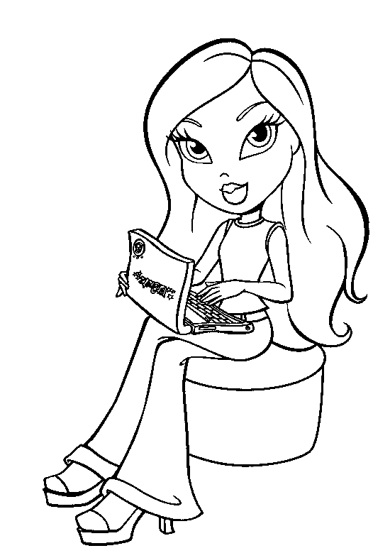 Coloring page: Bratz (Cartoons) #32429 - Free Printable Coloring Pages