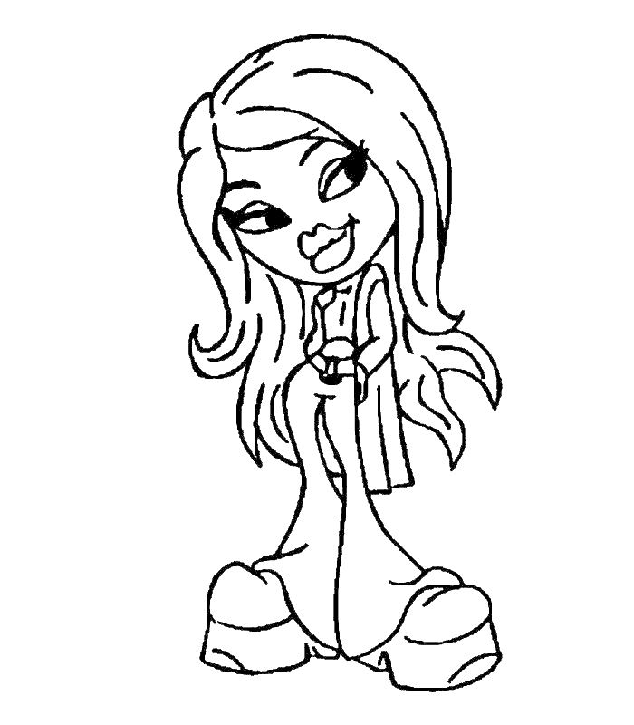 Coloring page: Bratz (Cartoons) #32438 - Free Printable Coloring Pages