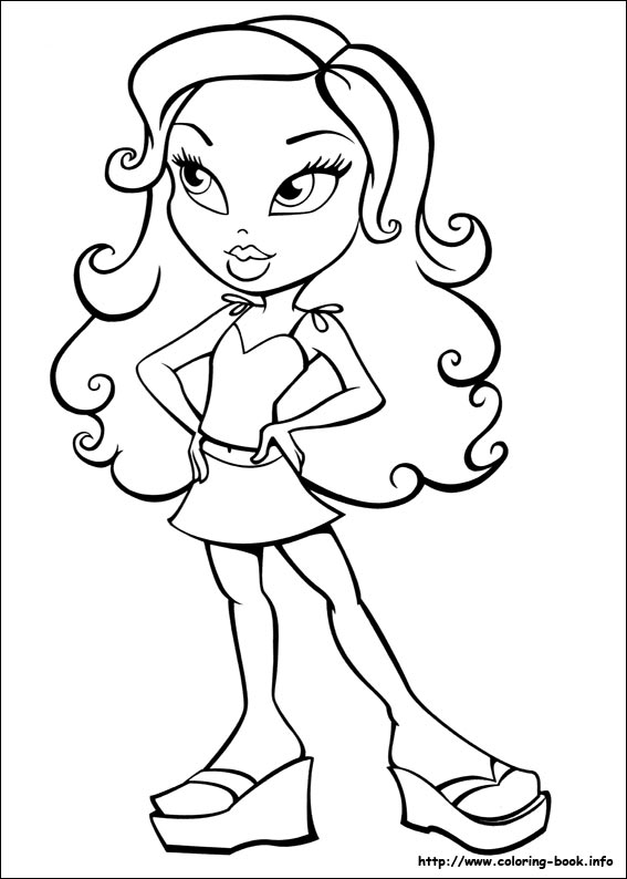 Coloring page: Bratz (Cartoons) #32439 - Free Printable Coloring Pages