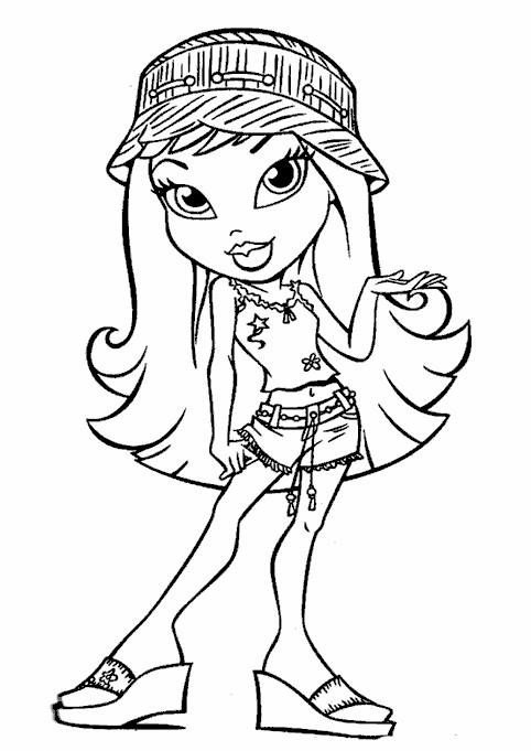 Coloring page: Bratz (Cartoons) #32444 - Free Printable Coloring Pages
