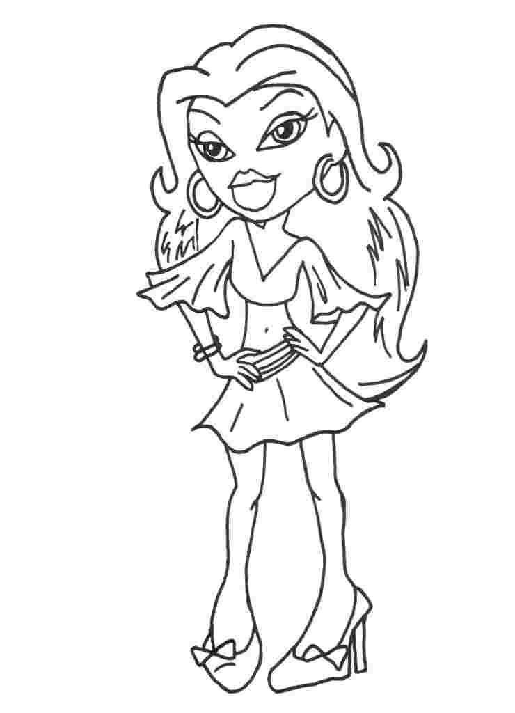 Coloring page: Bratz (Cartoons) #32450 - Free Printable Coloring Pages