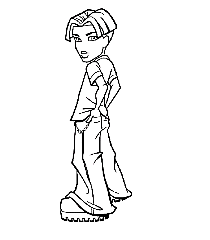 Coloring page: Bratz (Cartoons) #32453 - Free Printable Coloring Pages