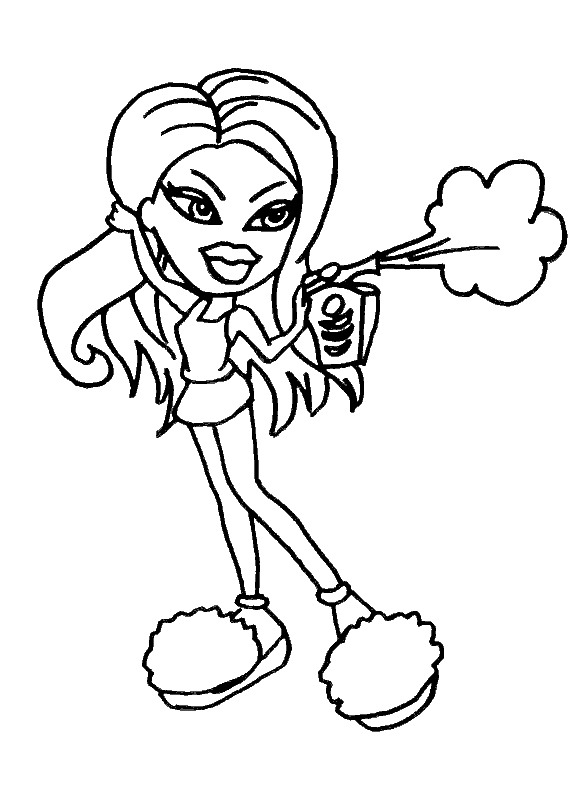 Coloring page: Bratz (Cartoons) #32458 - Free Printable Coloring Pages