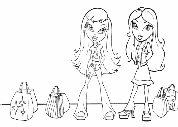 Coloring page: Bratz (Cartoons) #32461 - Free Printable Coloring Pages