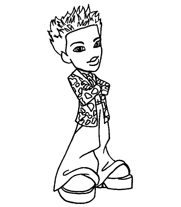 Coloring page: Bratz (Cartoons) #32469 - Free Printable Coloring Pages