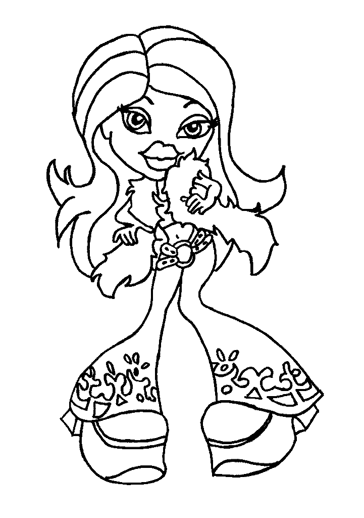 Coloring page: Bratz (Cartoons) #32480 - Free Printable Coloring Pages