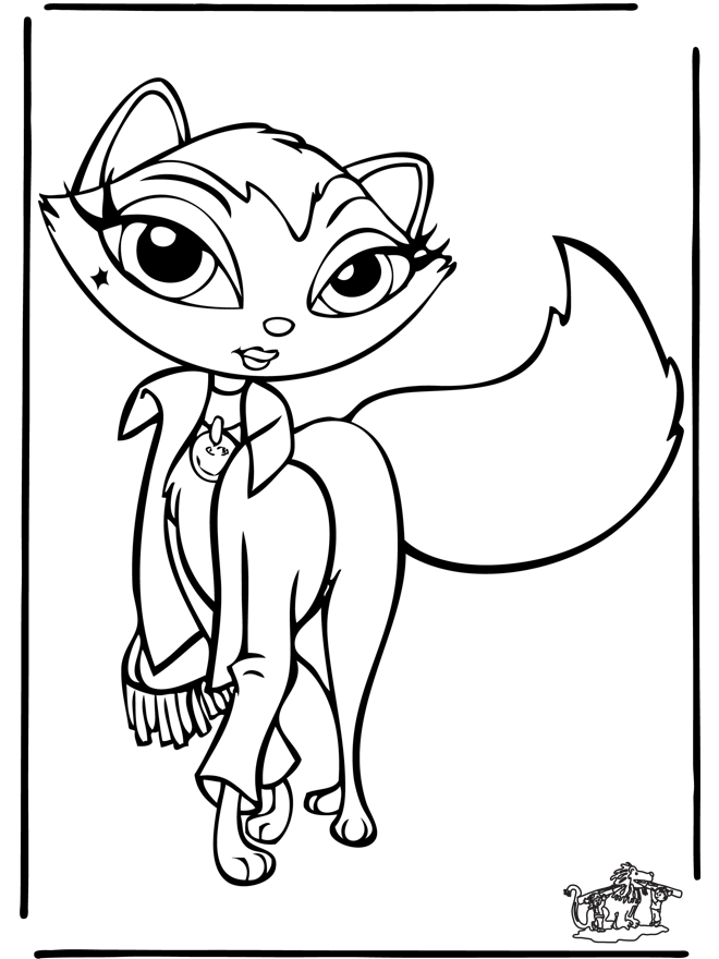 Coloring page: Bratz (Cartoons) #32481 - Free Printable Coloring Pages