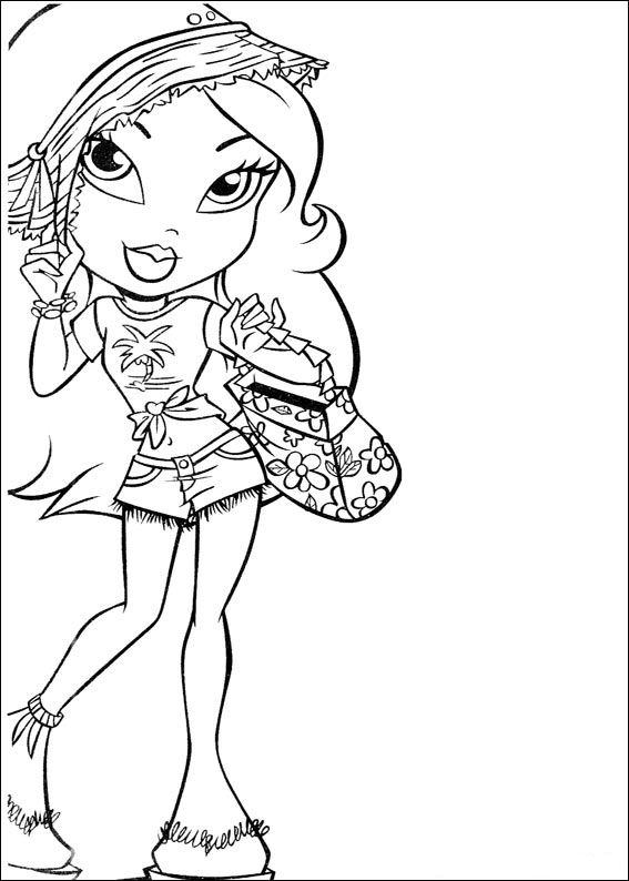 Coloring page: Bratz (Cartoons) #32483 - Free Printable Coloring Pages