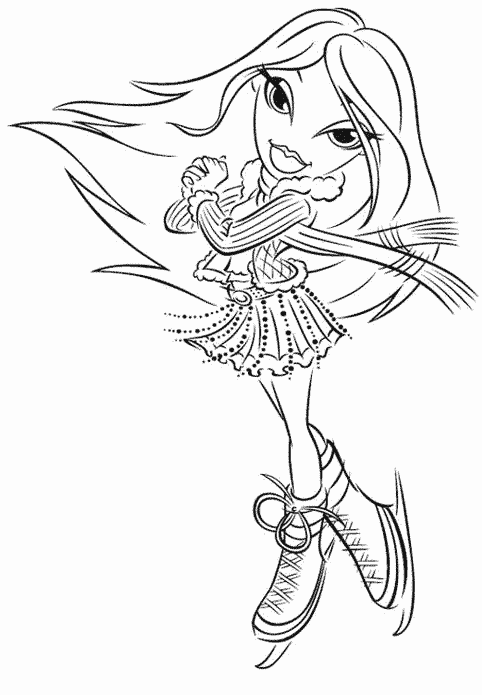 Coloring page: Bratz (Cartoons) #32496 - Free Printable Coloring Pages